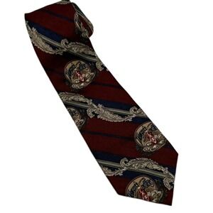 Tabasco Hot Sauce Oysters Tie Red Blue Striped Bold Foodie Gift Novelty‎ Necktie